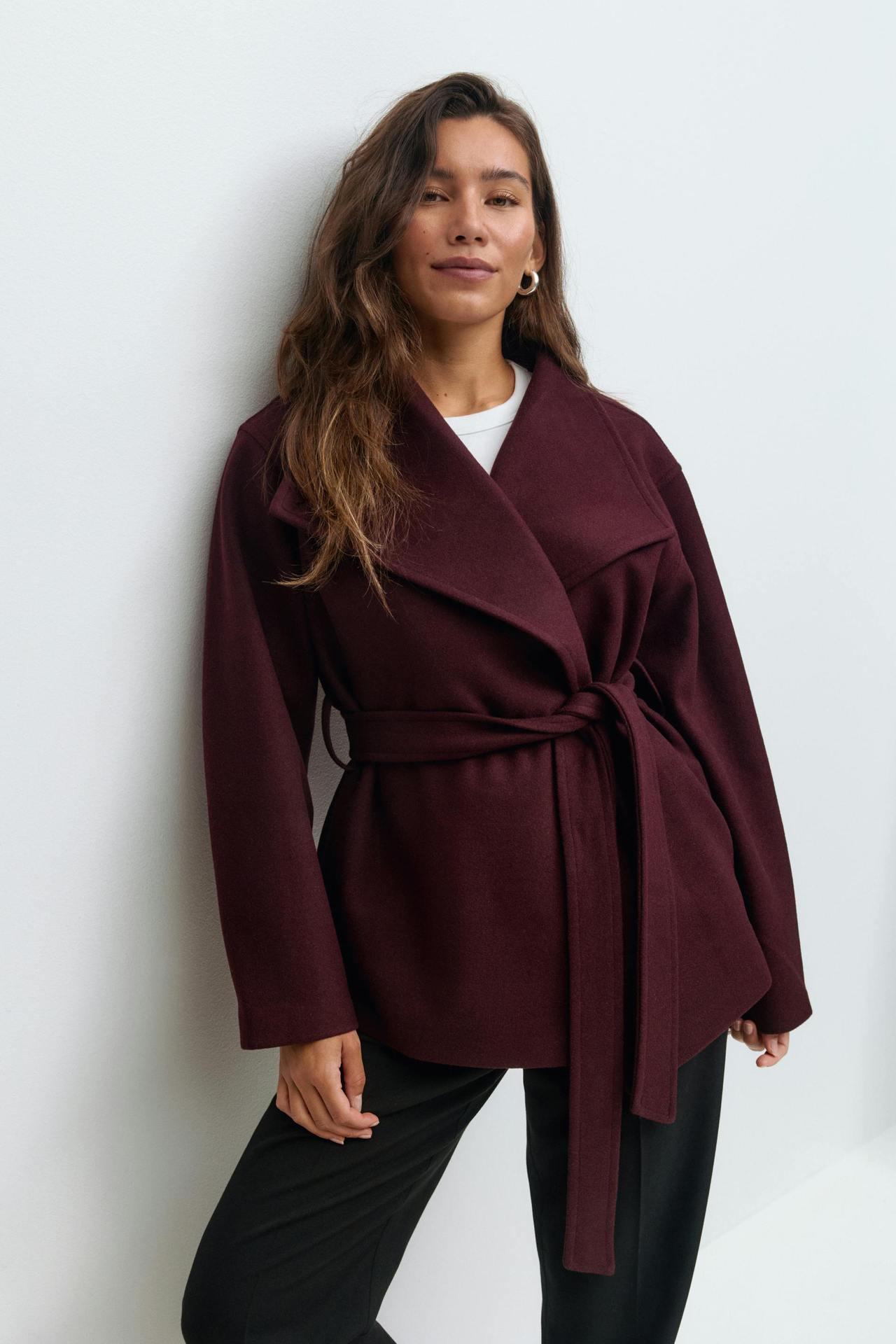 Autumn And Winter High-grade Mid-length Thick Woolen Coat