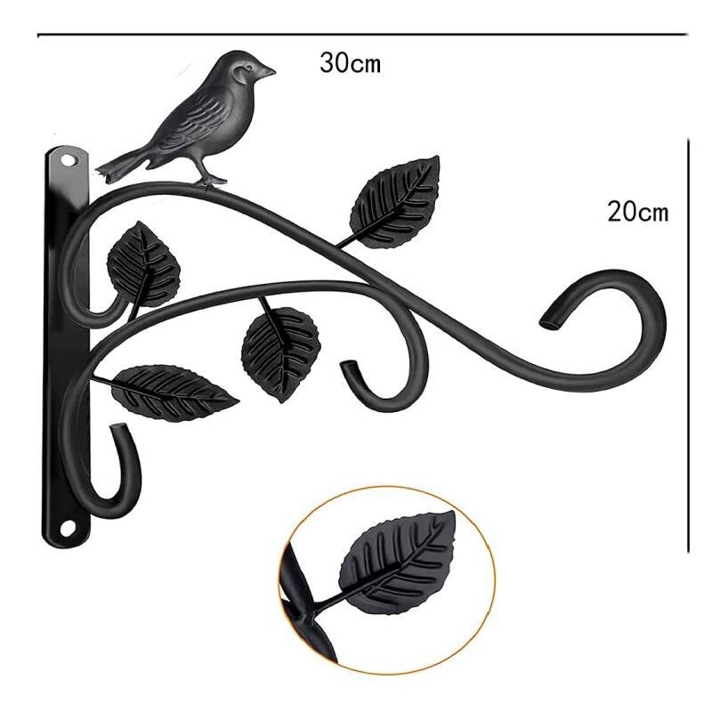 Heavy Duty Hanging Basket Bracket  2 Pack 12 Inch Hanging Basket Brackets Outdoor