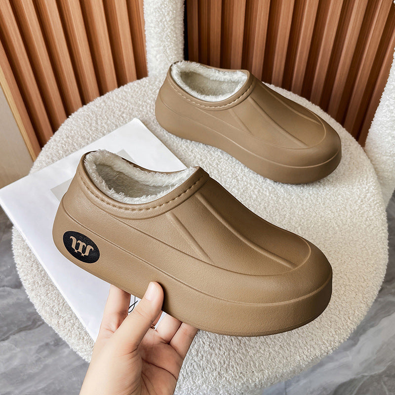 Envelope-style Warm Waterproof And Oil-resistant Slip-on Shoes