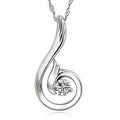 Fire Phoenix Zircon Necklace Pendant