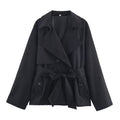 Women's Loose Short Trench Coat