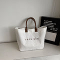 Retro Lettered Casual All-match Tote Bag