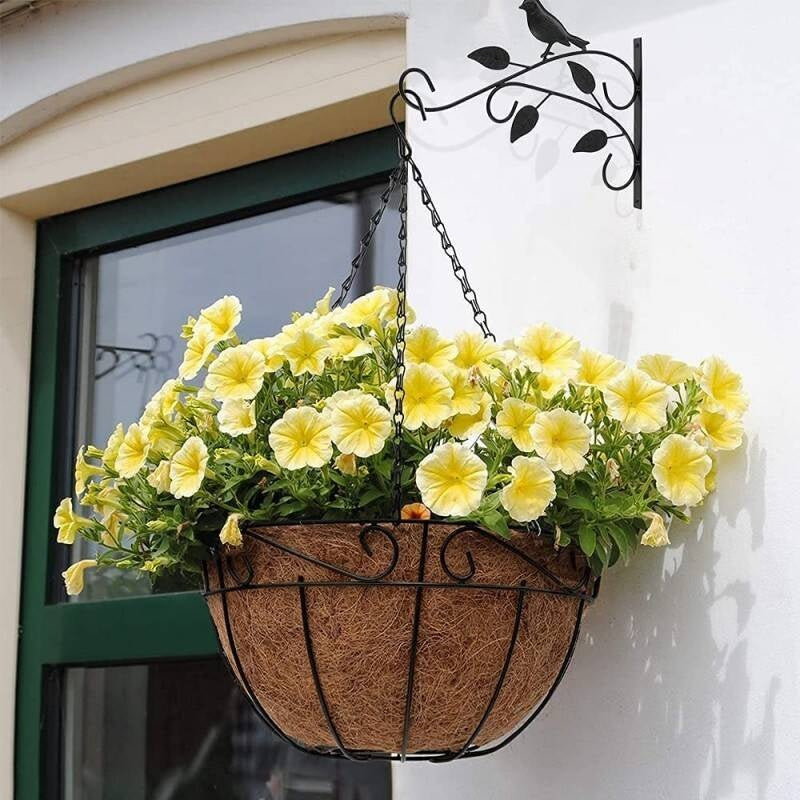 Heavy Duty Hanging Basket Bracket  2 Pack 12 Inch Hanging Basket Brackets Outdoor