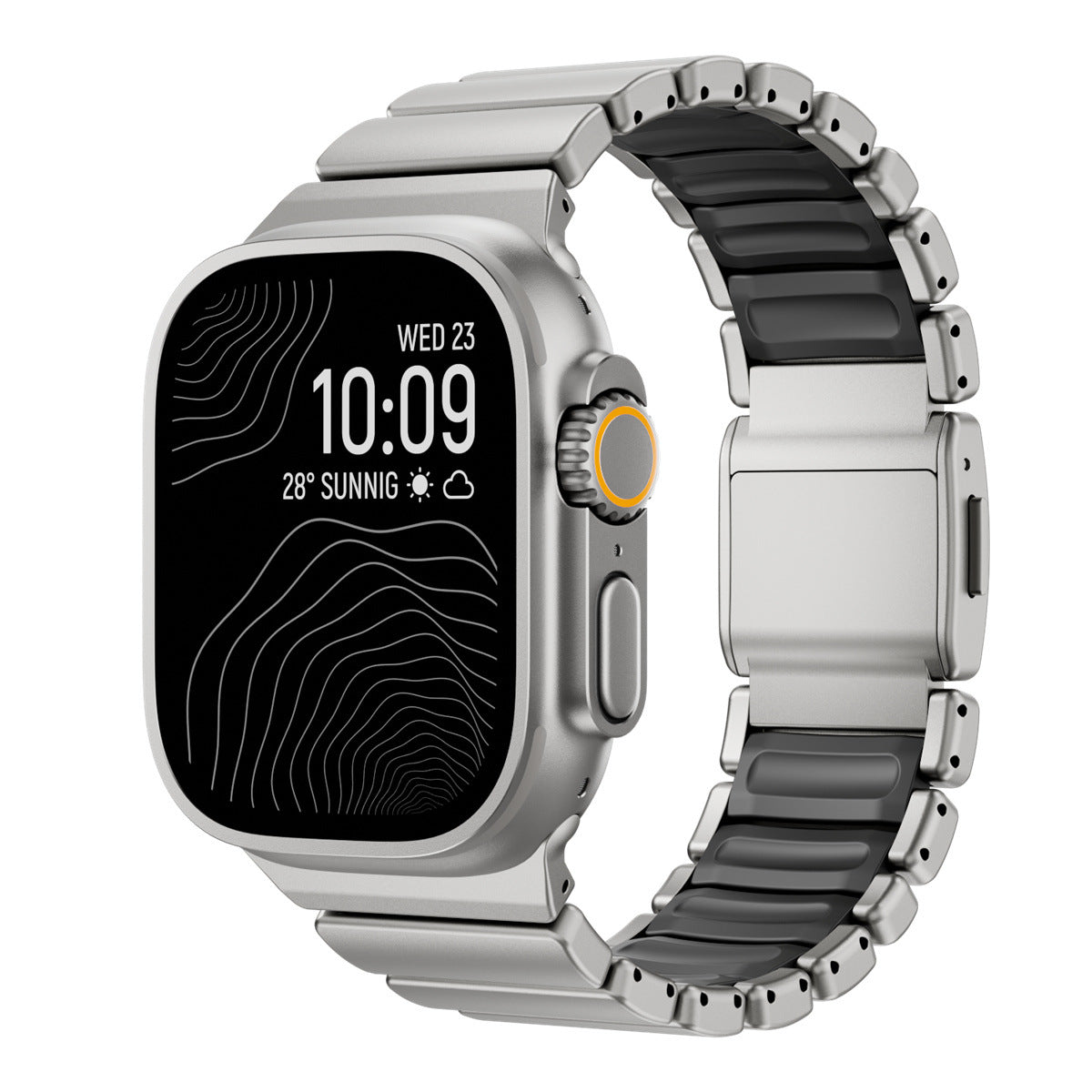 Magnetic Titanium Watch Strap