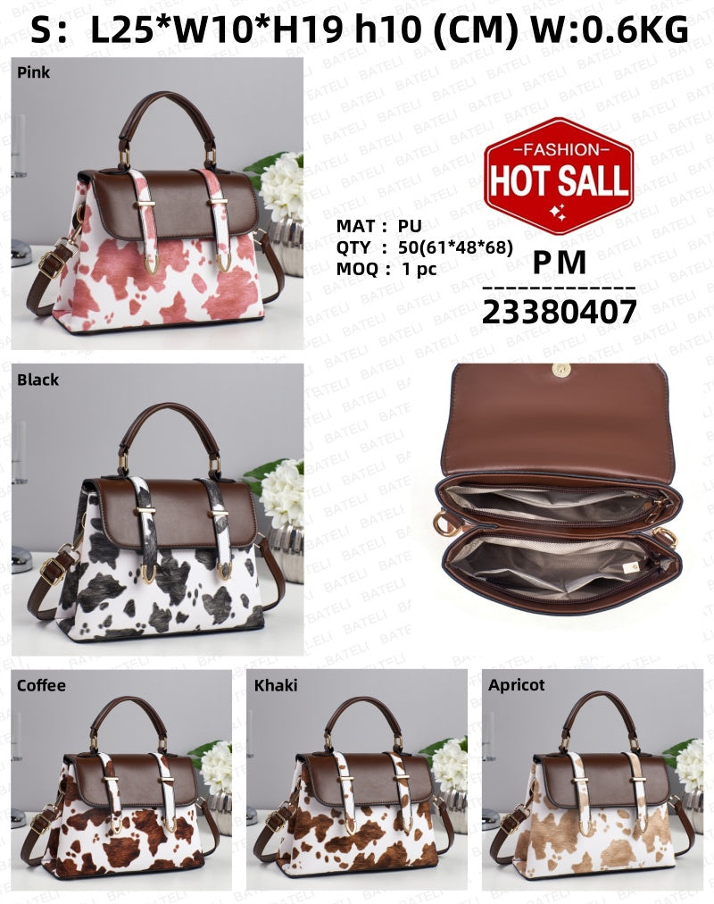 New Designer Luxury Cross Body Bag - Leather Handbag Ladies Single Strap Genuine Leather Diamond Flower Fashion Polyester