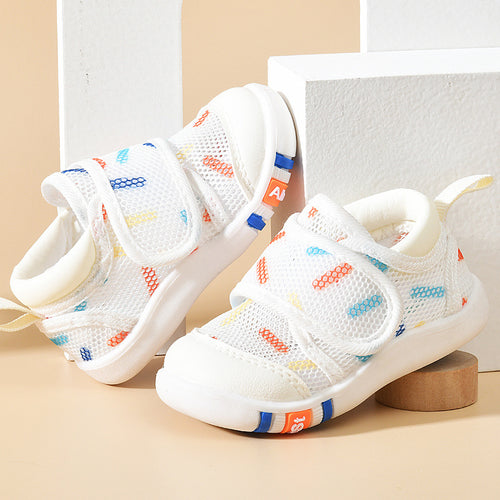 Baby Sandals Men's Summer Toddler  0 1-2 Years Old Baby Non-slip Soft Bottom Infant Mesh Surface Shoe