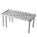 Telescopic cabinet layered shelf organizer