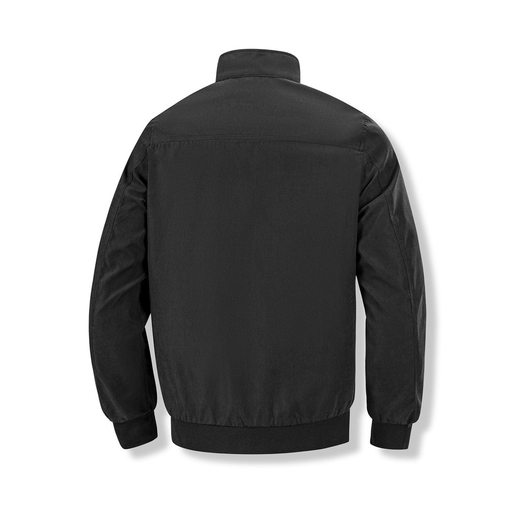Solid-color Zip-up Korean-style Stand-up Collar Mens Jacket
