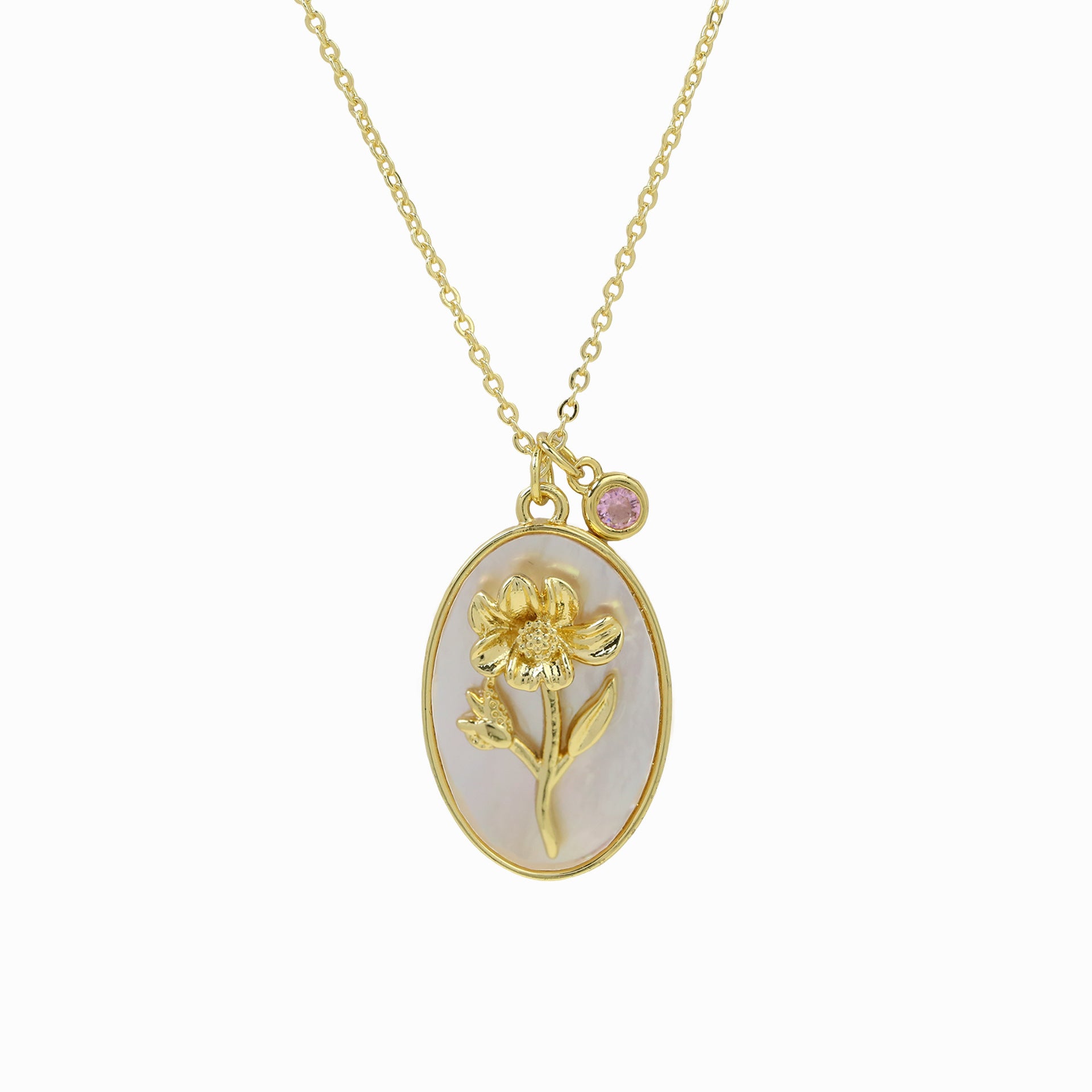 Birthstone Pendant High-End Fashion Necklace