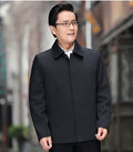 AutumnWinter Cotton-Padded Thickened Casual Jacket For Middle-Aged Men