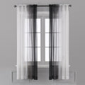 Left And Right Gradient Color Curtain Window Screen Finished Product