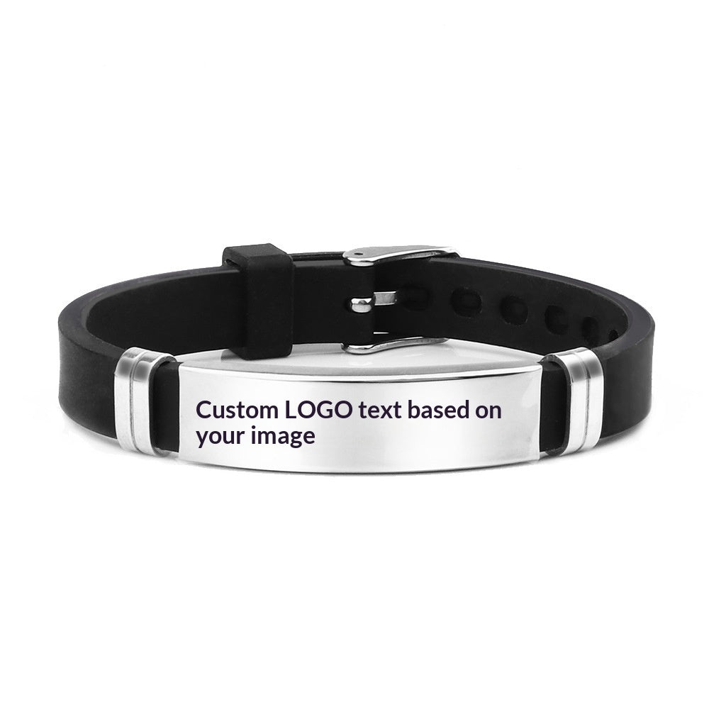 Warning Words Adjustable Sports Bracelet