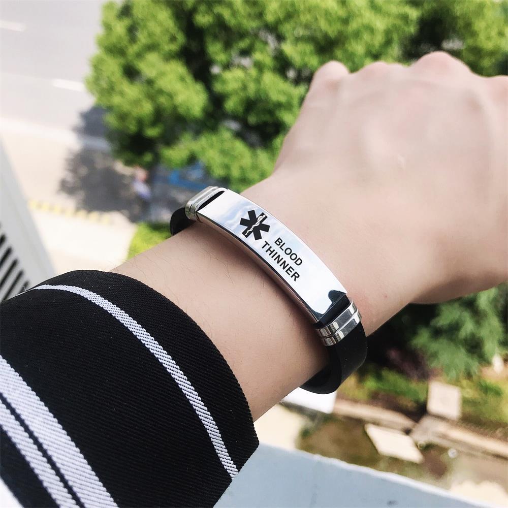 Warning Words Adjustable Sports Bracelet