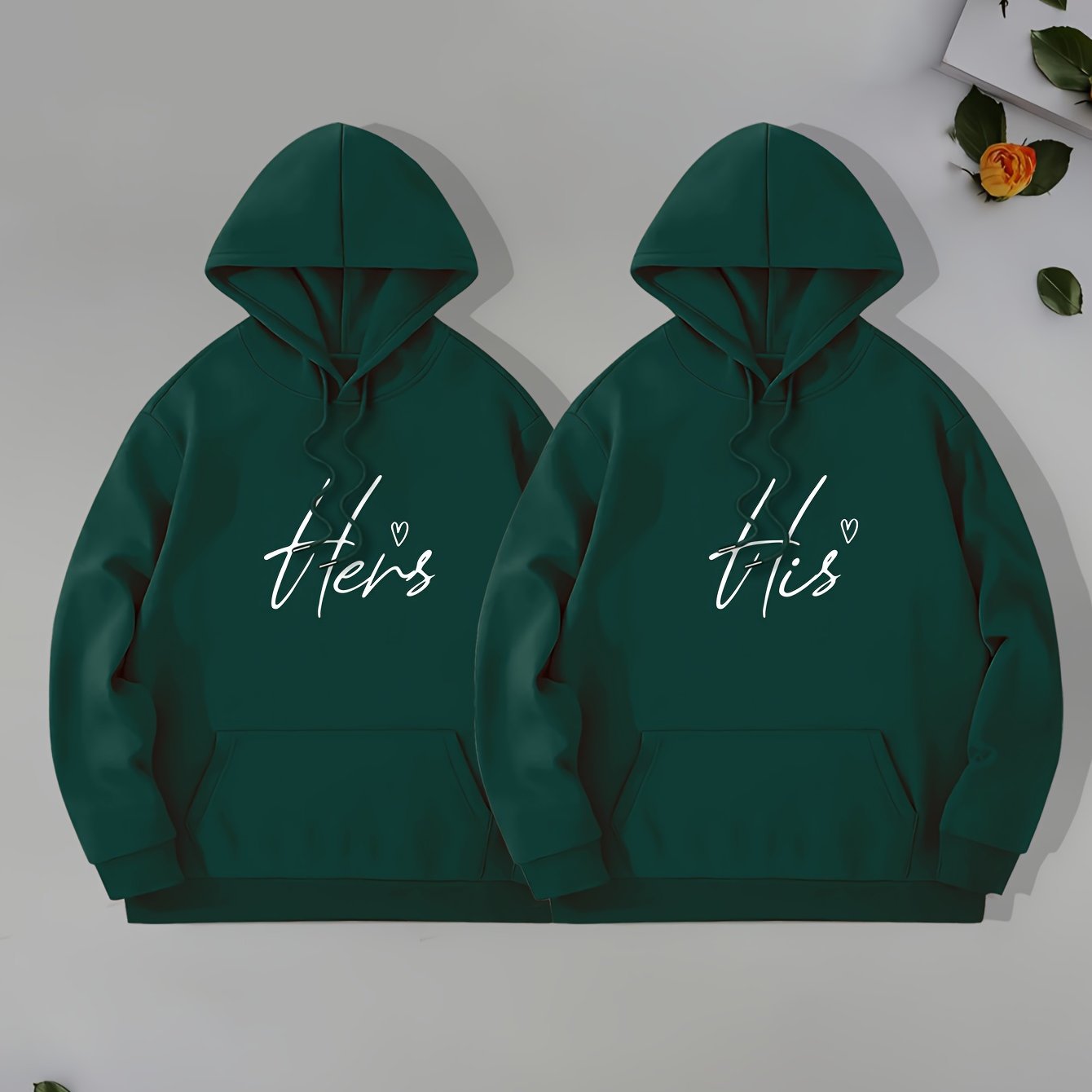 Stylish Casual Loose-fitting Unisex Hoodie For Couples