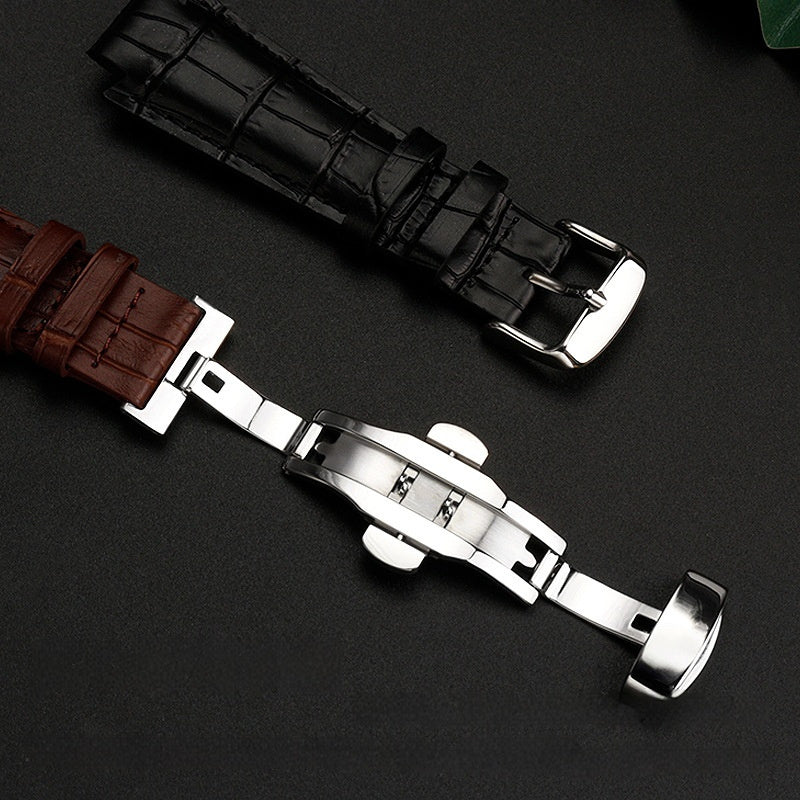 Calfskin Wrist Strap Accessories Concave-convex Mouth