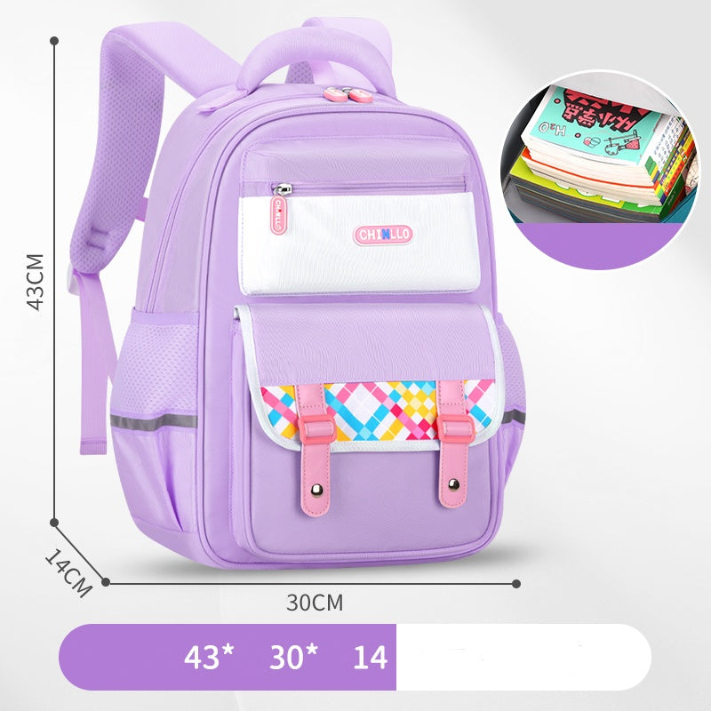 New Trendy Grader Schoolbag - All Kinds Of Schoolbag Students 1-6 Grade Large Capacity Ridge Protection Portable Quality Backpack