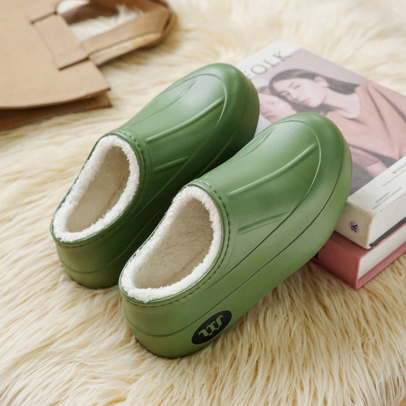 Envelope-style Warm Waterproof And Oil-resistant Slip-on Shoes
